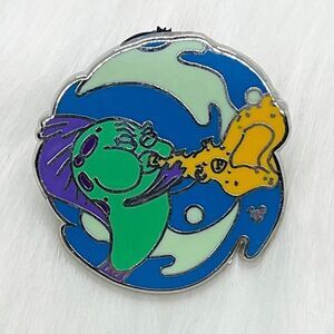 🔮 5/$25 Disney Little Mermaid Undersea Band Fish Playing Saxophone‎ Pin